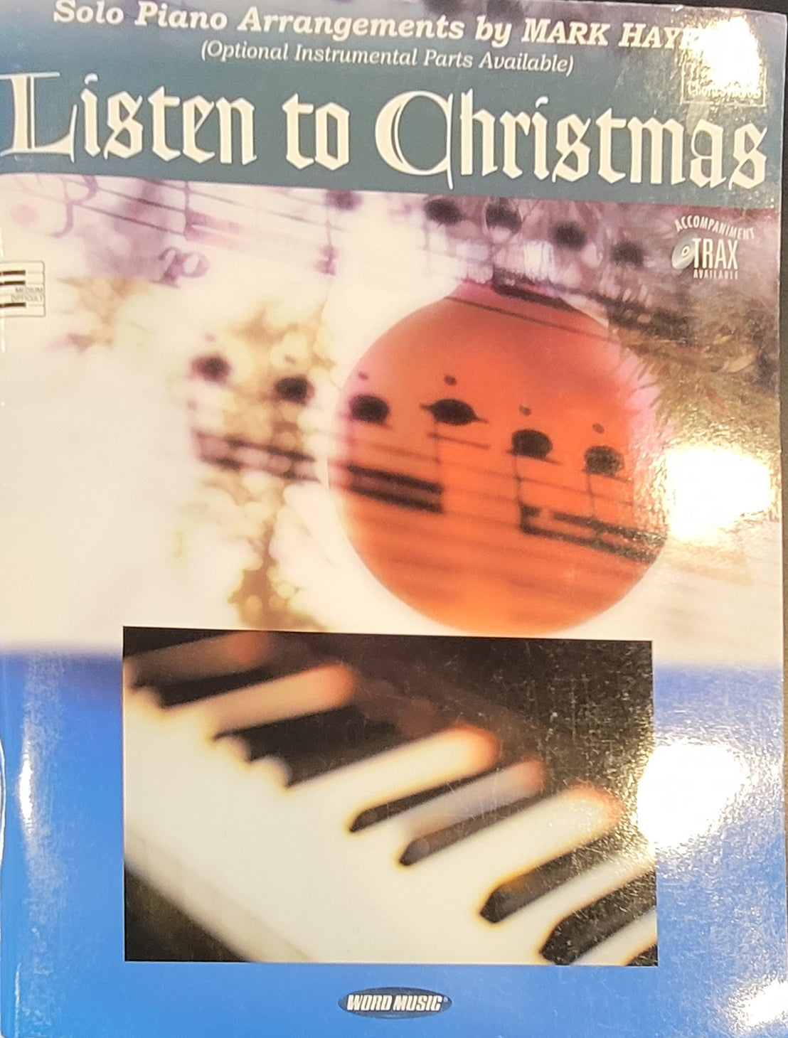 LIVRE LISTEN TO CHRISTMAS/PIANO